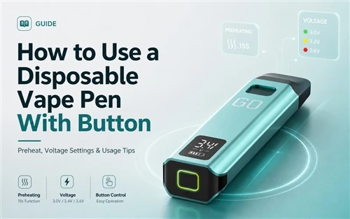 Come utilizzare una penna a vaporizzazione usa e getta con il pulsante