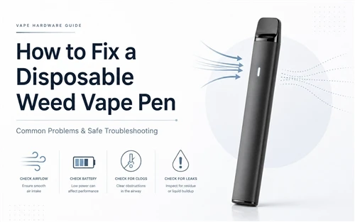 Come correggere la penna a vaporizzazione erbaceta usa e getta? Problemi e co...
